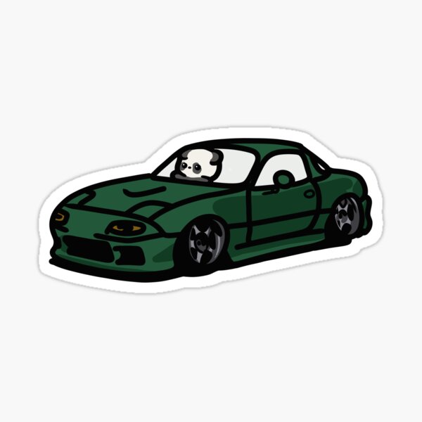 FROG MIATA Sticker for Sale by SWANKLES