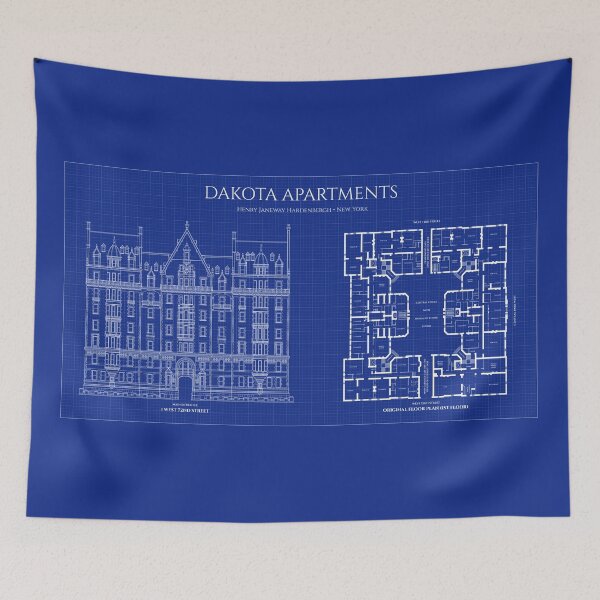Item preview, Dakota Apartments. Elevation and Floor Plan. New York (Blueprint) designed and sold by BGALAXY.