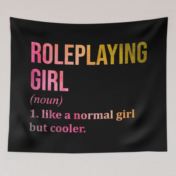 Item preview, Roleplaying Girl Definition in Watercolor designed and sold by XCIV.