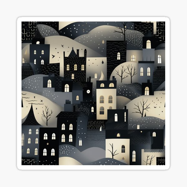 Item preview, Minimalist old town designed and sold by Snoobstyle.