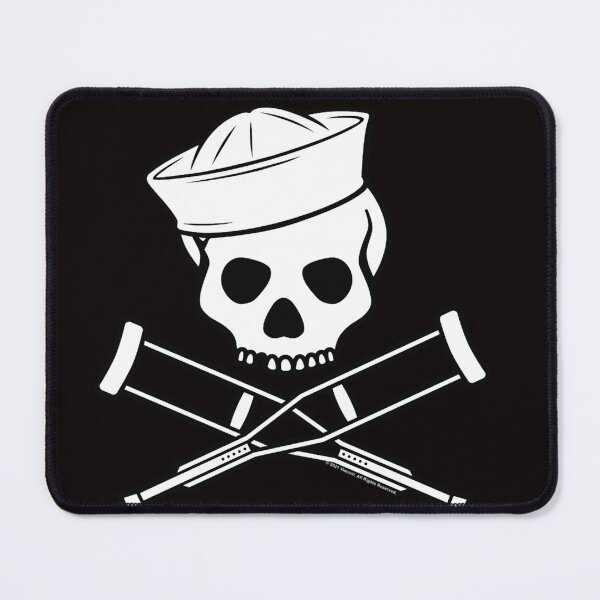 Item preview, Jackass Sailor Skull And Crutches Logo designed and sold by ROCHELHUBB.