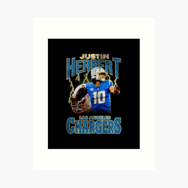 JUSTIN HERBERT Art Print Photo Rare 11 x 14" Poster SAN DIEGO