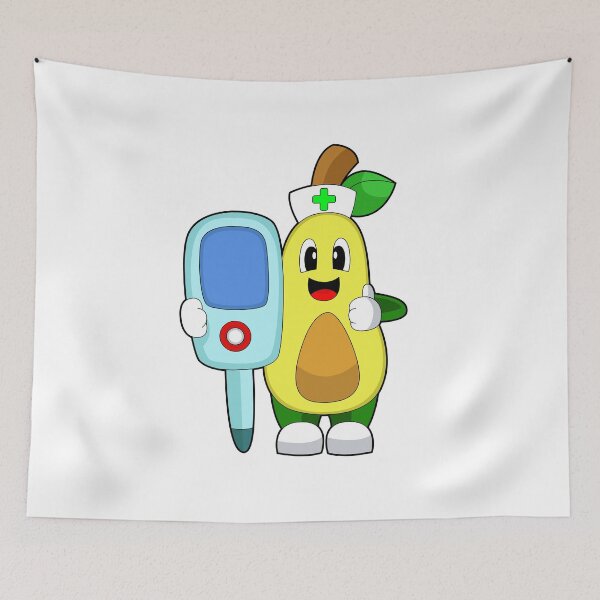 Item preview, Avocado Nurse Fever thermometer designed and sold by Snabdesign84.