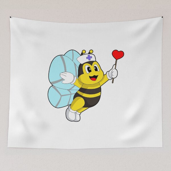 Item preview, Bee Nurse Heart designed and sold by Snabdesign84.