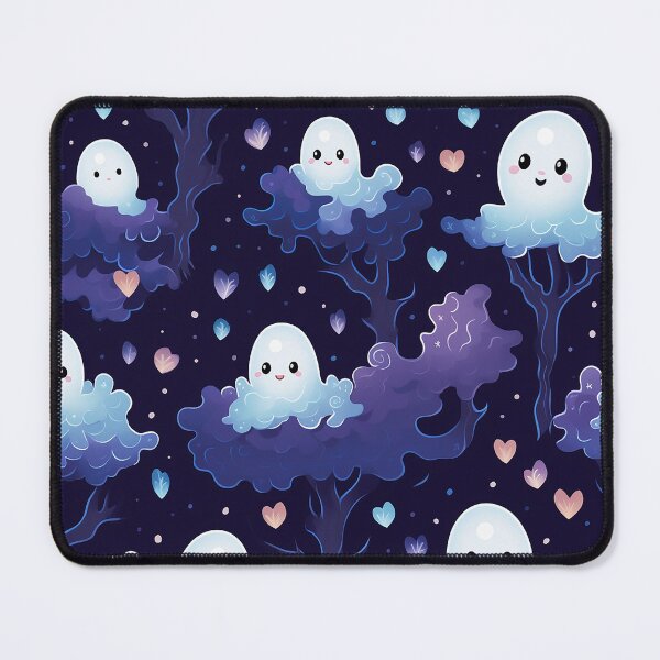 Item preview, Ghosts at Play: Delightfully Spooky Pattern designed and sold by NikkofTime.