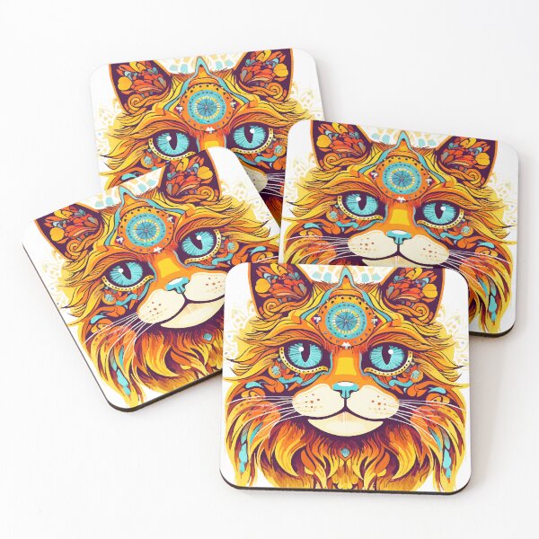 Item preview, Hippie cat designed and sold by owenhaye.
