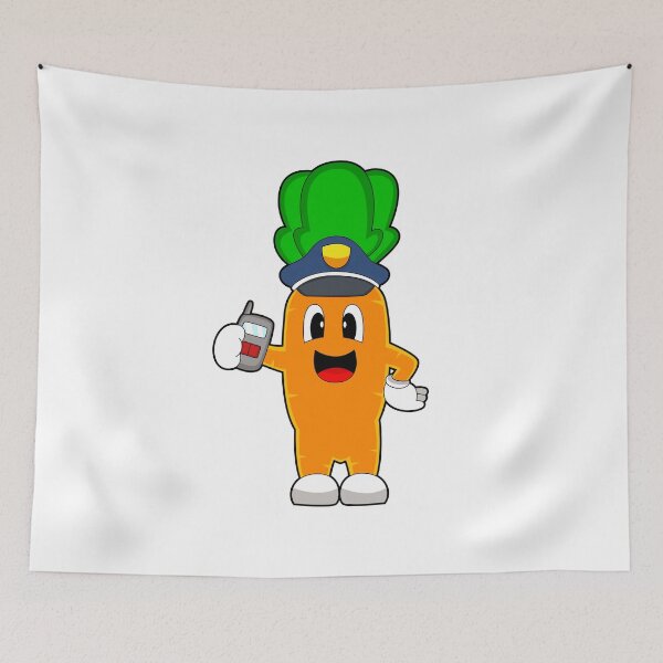 Item preview, Carrot Cop Microphone Police designed and sold by Snabdesign84.