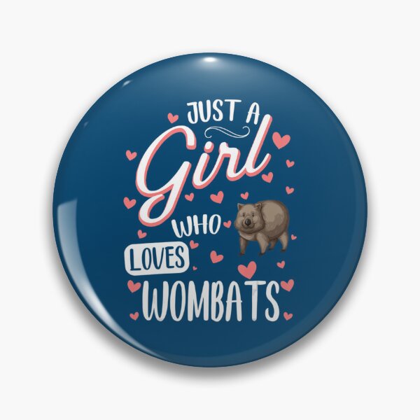Item preview, Just A Girl Who Loves Wombats Funny Wombat Lover Girl   designed and sold by Vanshalgria.