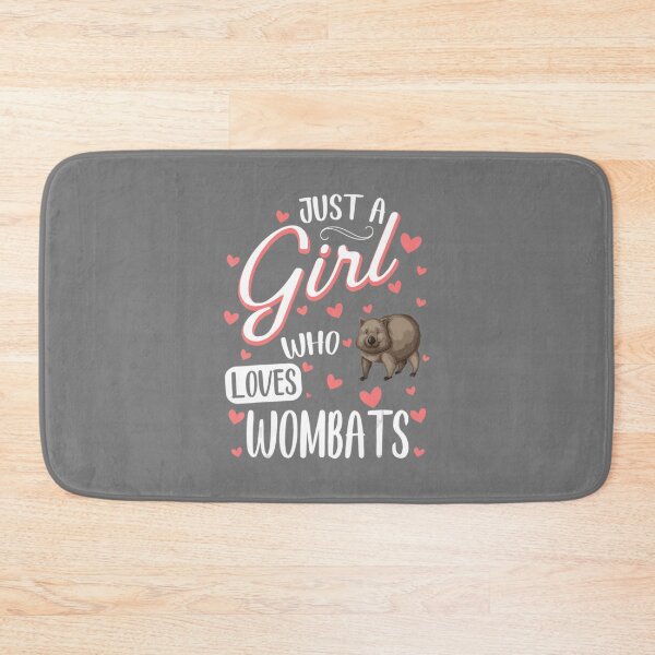 Item preview, Just A Girl Who Loves Wombats Funny Wombat Lover Girl   designed and sold by Vanshalgria.