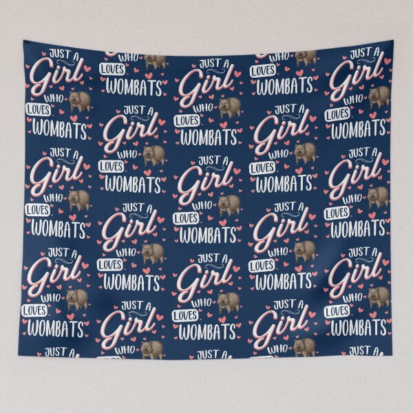 Item preview, Just A Girl Who Loves Wombats Funny Wombat Lover Girl   designed and sold by Vanshalgria.