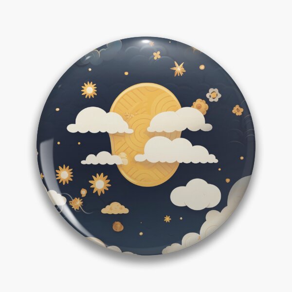 Item preview, Round moon Little rabbit designed and sold by Snoobstyle.