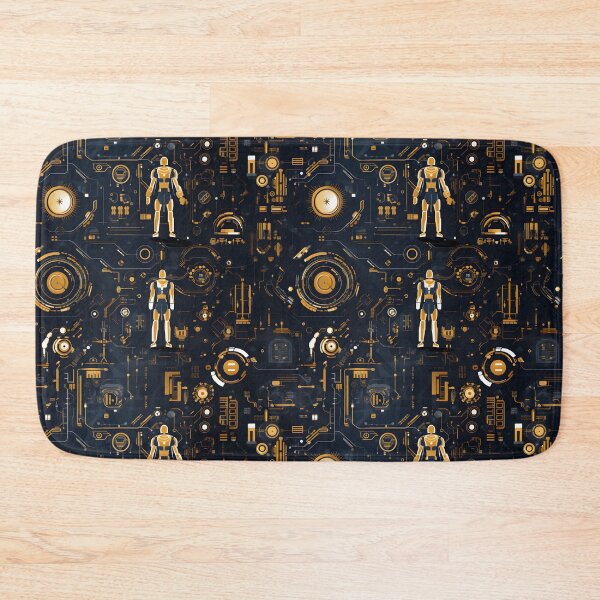 Item preview, xSeamless Pattern Beyond Interfaces: Futuristic Digital Art Unleashed designed and sold by AlienSkinEyes.