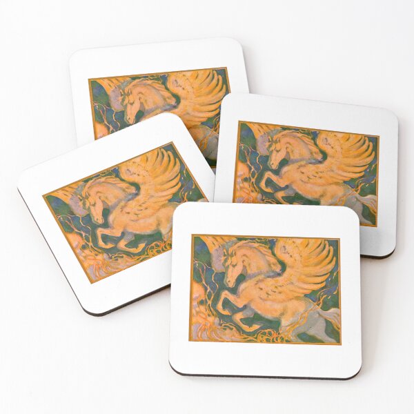 Item preview, Fiery Pegasus Illustration Mythical Beast designed and sold by jamarri-shaha.
