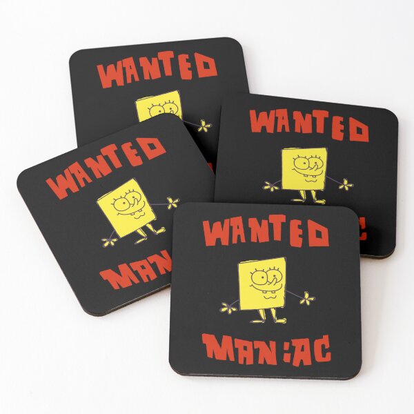 Item preview, SpongeBob SquarePants Classic - Wanted Maniac  designed and sold by ANDORRELL.