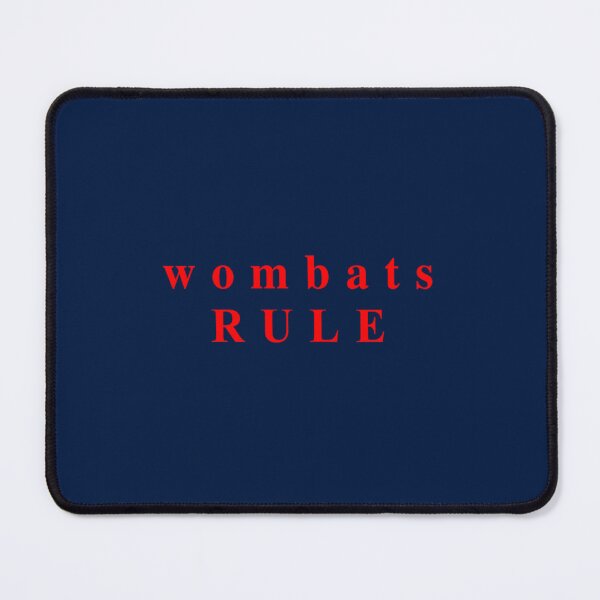 Item preview, WOMBATS RULE, WOMBYS RULE, WOMBATS ARE THE BEST Premium Scoop designed and sold by Vanshalgria.