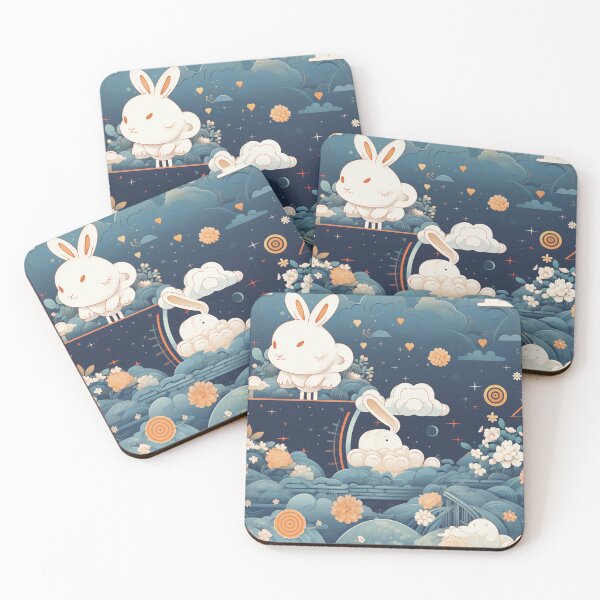 Item preview, Round moon Little rabbit designed and sold by Snoobstyle.