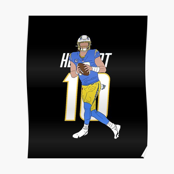 Justin Herbert Alternate Poster for Sale by ApparelFanatics