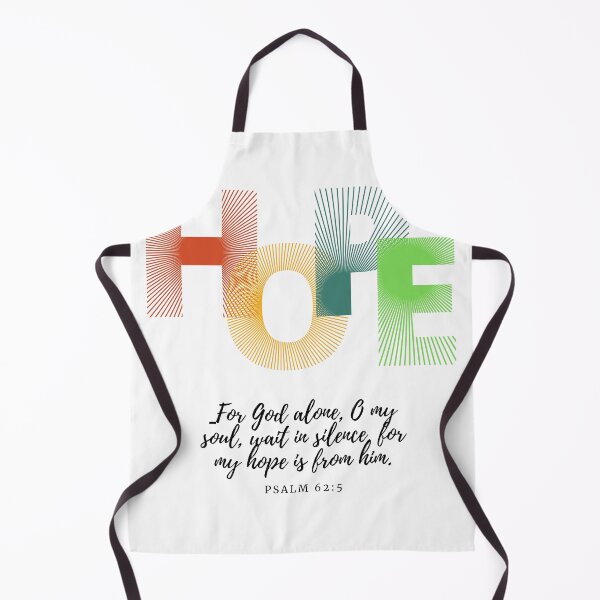 Item preview, Biblical verse: For God alone, O my soul, wait in silence, for my hope is from him. designed and sold by IguaranDesign.