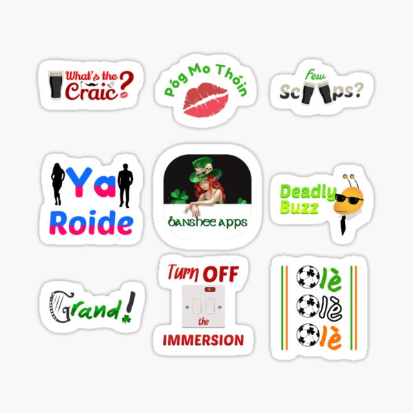 Irishmoji Magic Sticker Pack 4 Sticker