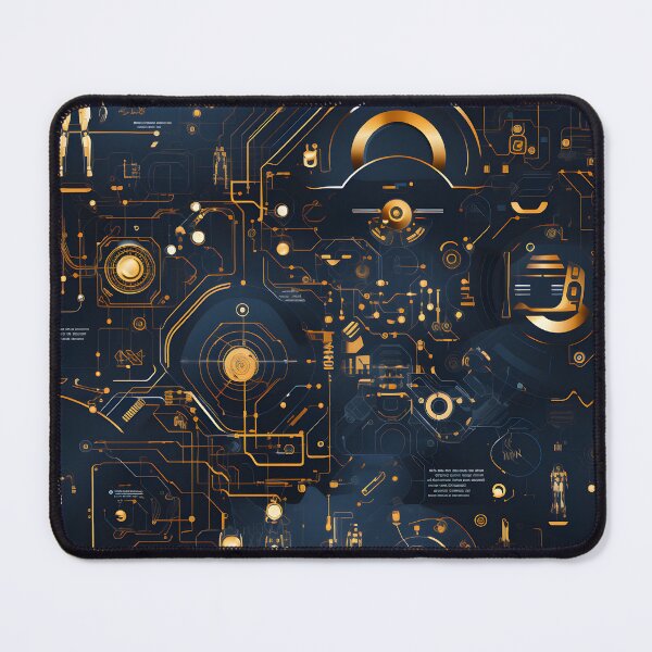 Item preview, xSeamless Pattern Beyond Interfaces: Futuristic Digital Art Unleashed designed and sold by AlienSkinEyes.