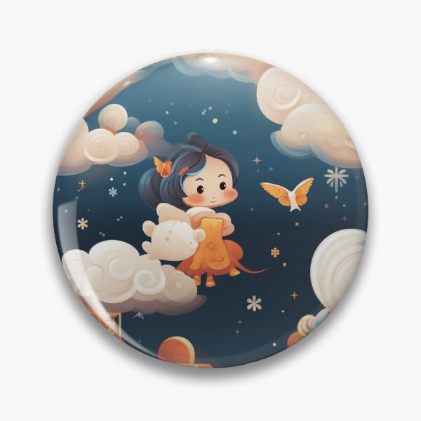 Item preview, Round moon Little rabbit designed and sold by Snoobstyle.