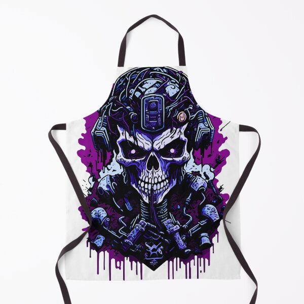 Item preview, Graffiti robot skull designed and sold by eliaszangwe.
