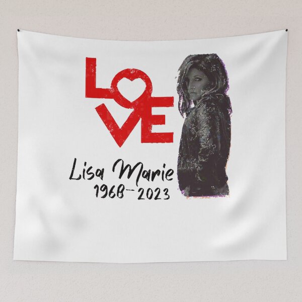 Item preview, Lisa Marie Presley R.I.P Heartbreaker 1968- 2023 t shirt, coffee mug, hoodie, phone case, apparel designed and sold by MylesChicArt.