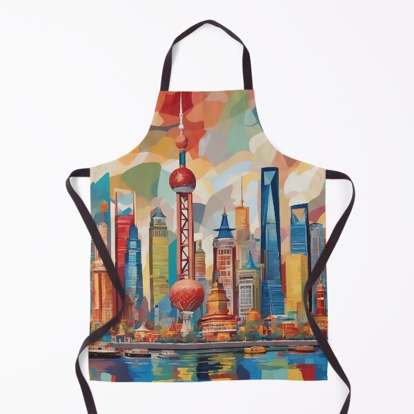 Item preview, Shanghai Cityscape designed and sold by AIArtImpact.