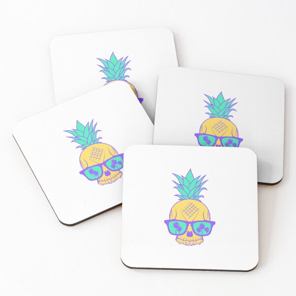 Item preview, Classic Pineapple Skull In Sunglasses designed and sold by GleamingGiant.