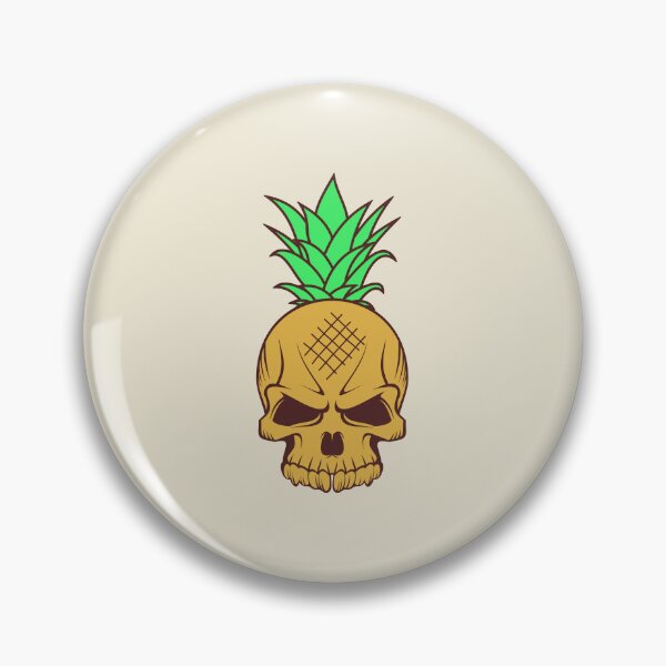 Item preview, Classic Pineapple Skull designed and sold by GleamingGiant.