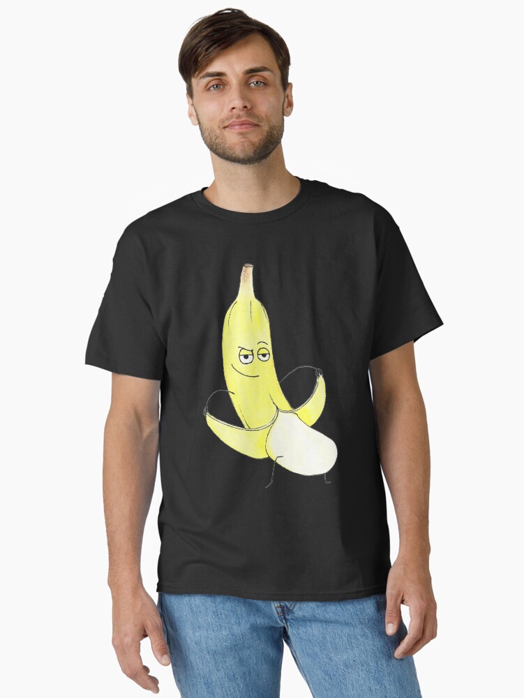 Thumbnail 1 of 7, Classic T-Shirt, Inappropriate Banana designed and sold by Aidwras.