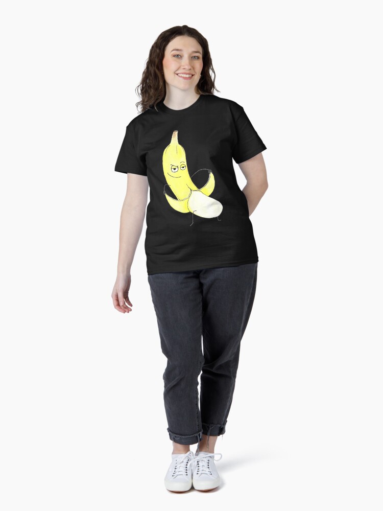 Thumbnail 4 of 7, Classic T-Shirt, Inappropriate Banana designed and sold by Aidwras.