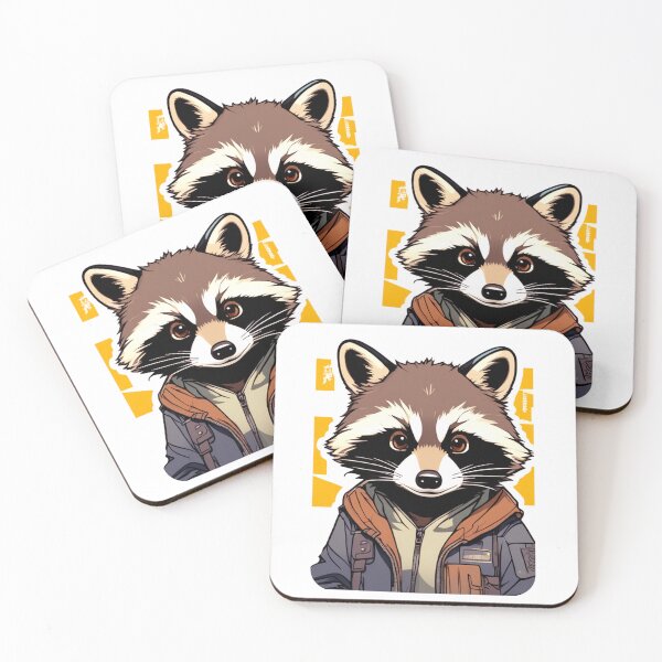 Item preview, Racoon hiker street cat designed and sold by WELCRAFT.