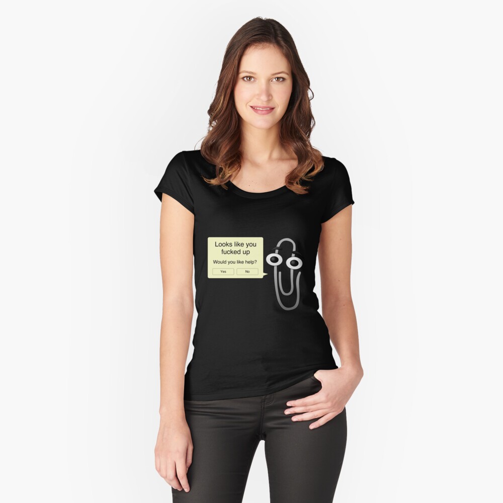 Item preview, Fitted Scoop T-Shirt designed and sold by Aidwras.