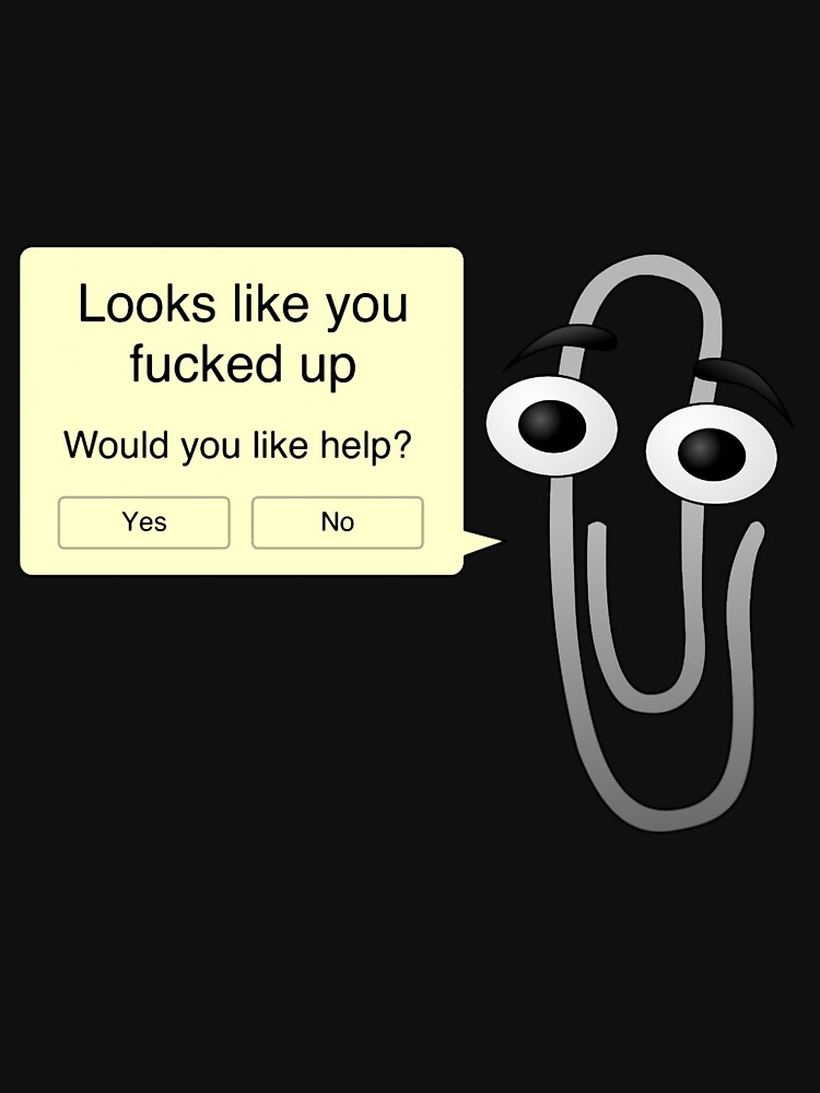 Thumbnail 7 of 7, Classic T-Shirt, Clippy Calling You Out Active designed and sold by Aidwras.