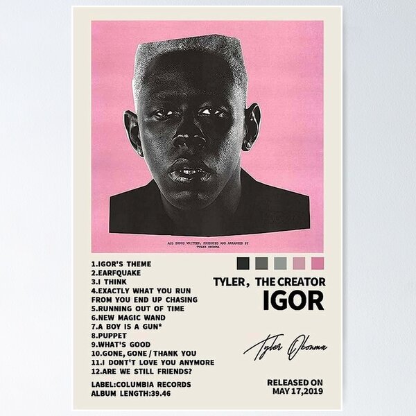 Tyler, the Creator 'IGOR' Poster – The Indie Planet