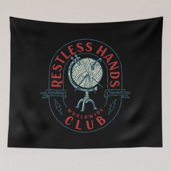 Item preview, Restless Hands Club Red  	 designed and sold by hugzggmu35.
