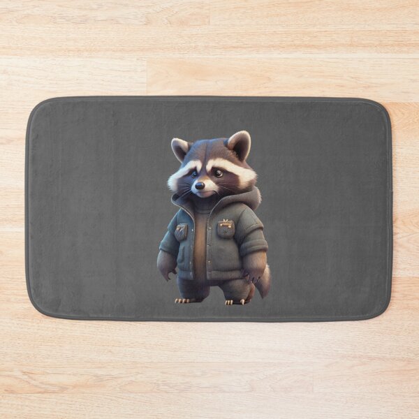 Item preview, Cute Raccoon - Wearing a jacket designed and sold by positivVibesArt.