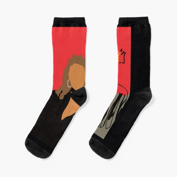80's Skater socks / red line - British VOGUE – (ki:ts)