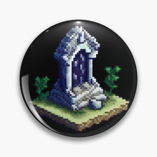 Item preview, Pixel art retro game grave designed and sold by twisted-dot.