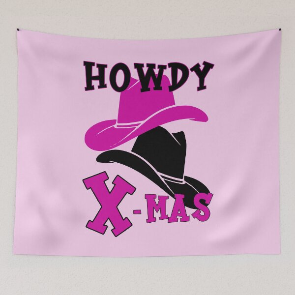 Item preview, Pink Western Howdy X-mas designed and sold by ALesterDesign.