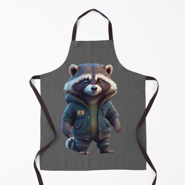 Item preview, Cute Raccoon - Wearing a jacket - II designed and sold by positivVibesArt.