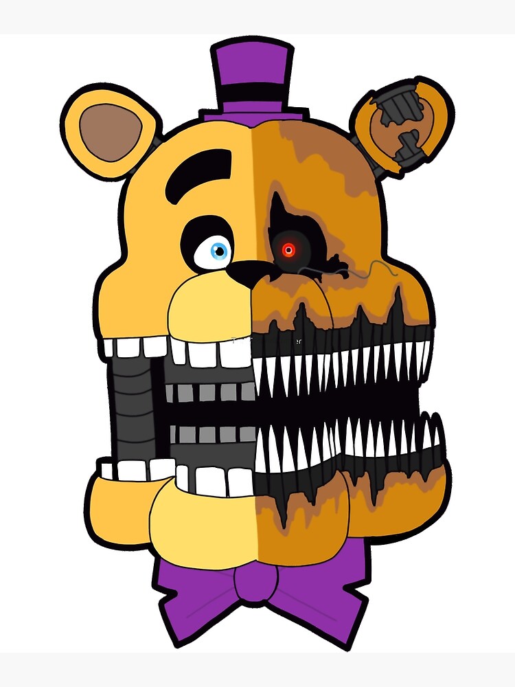 Five nights at freddys 4: NIGHTMARE FREDBEAR Greeting Card for Sale by  acidiic