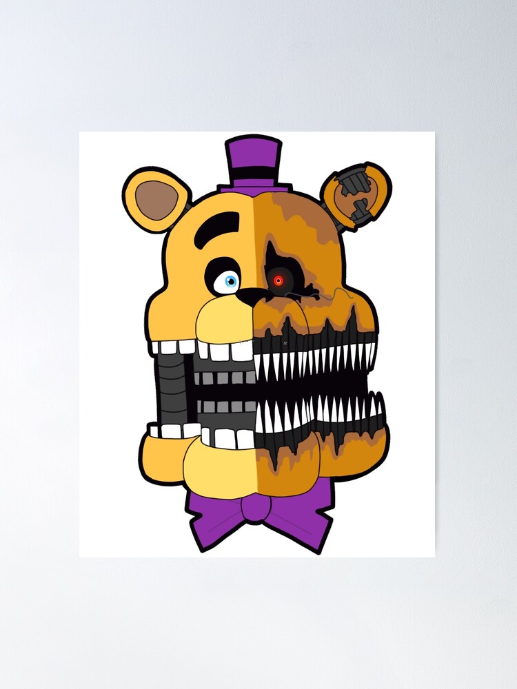 FNAF Golden Fredbear Art Print by Bloo McDoodle