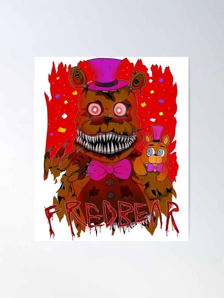 Nightmare x N.Fredbear Freddy fazbear - Illustrations ART street