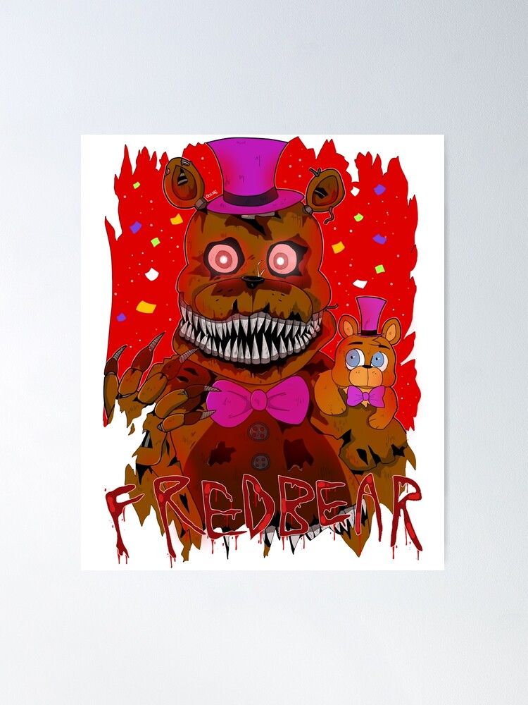 Nightmare Fredbear Posters for Sale