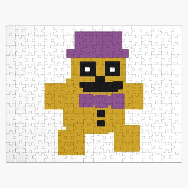 Solve FNAF - CC, Fredbear plush & Nightmare Fredbear jigsaw puzzle online  with 48 pieces