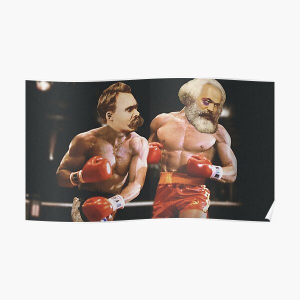 Nietzsche Vs. Marx Poster