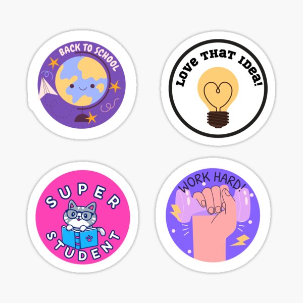 Item preview, work hard Sticker Pack designed and sold by Rimyshop.