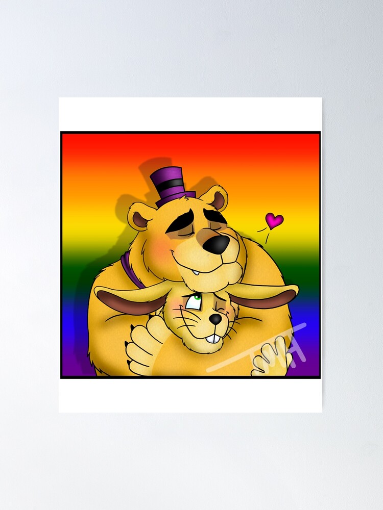 fredbear and springbonnie Poster for Sale by kainoa-dodd